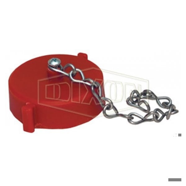 Dixon Fire Cap with Chain, 3 in, Female NST NH, Polycarbonate, Domestic PFCW300F - main